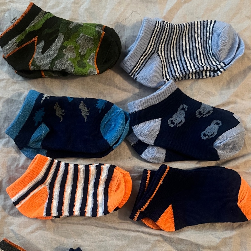 Assorted Toddler boy socks 0-24mo